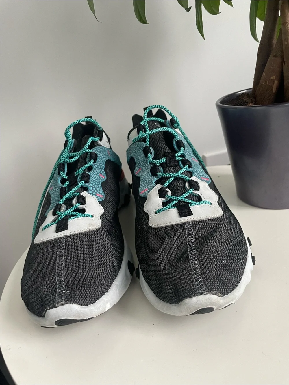 Men Size 11 Nike React Element 55 SE Anthracite Shoes Black